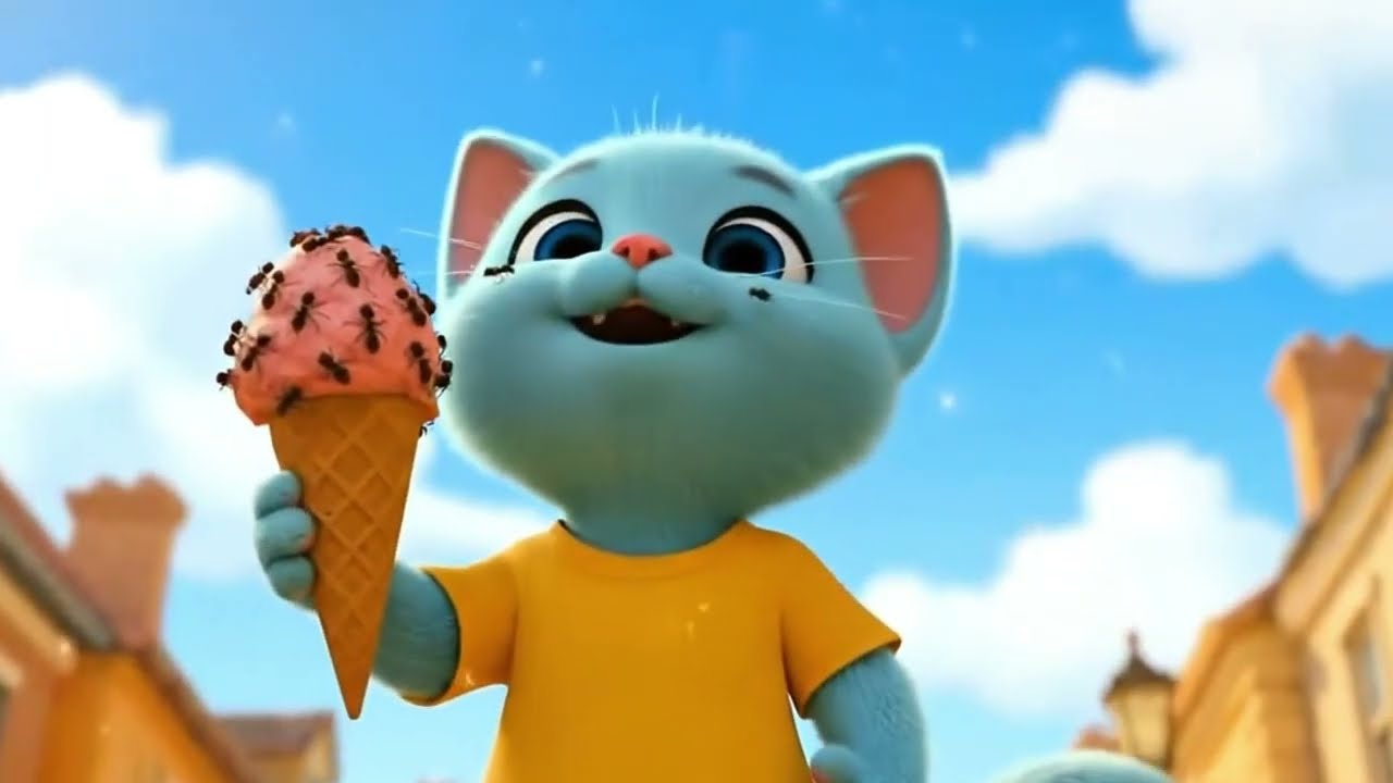 One Lick Changed Everything 🍦😱… The Kitten Didn’t Expect This! | AI Cat Story