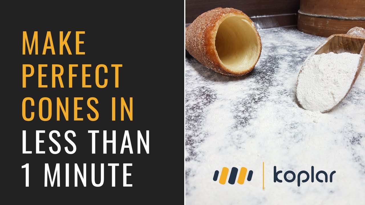 DEMO - How to make a chimney cake in less than a minute ?