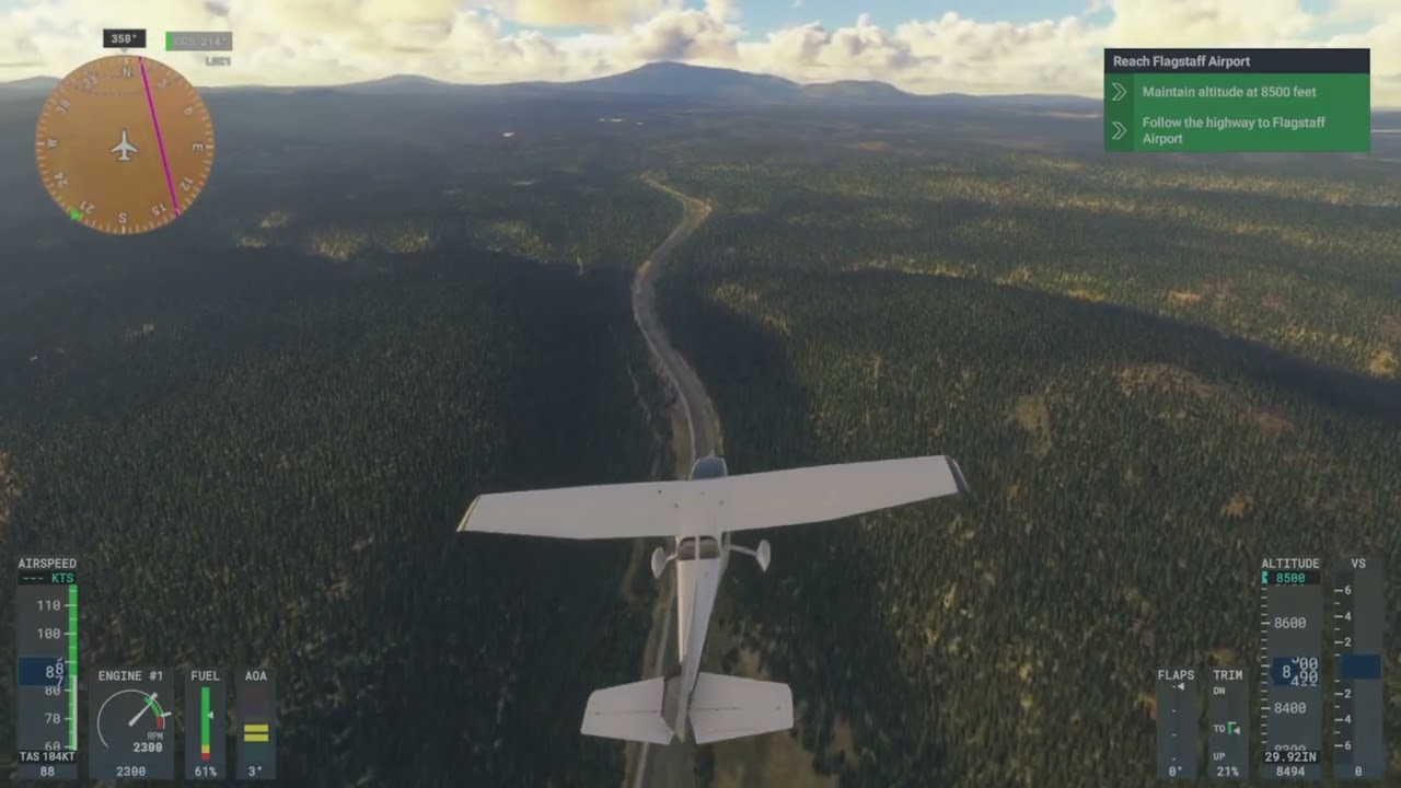 MSFS 2024:Activities: Flight Training: VFR Navigation: LandMark Navigation
