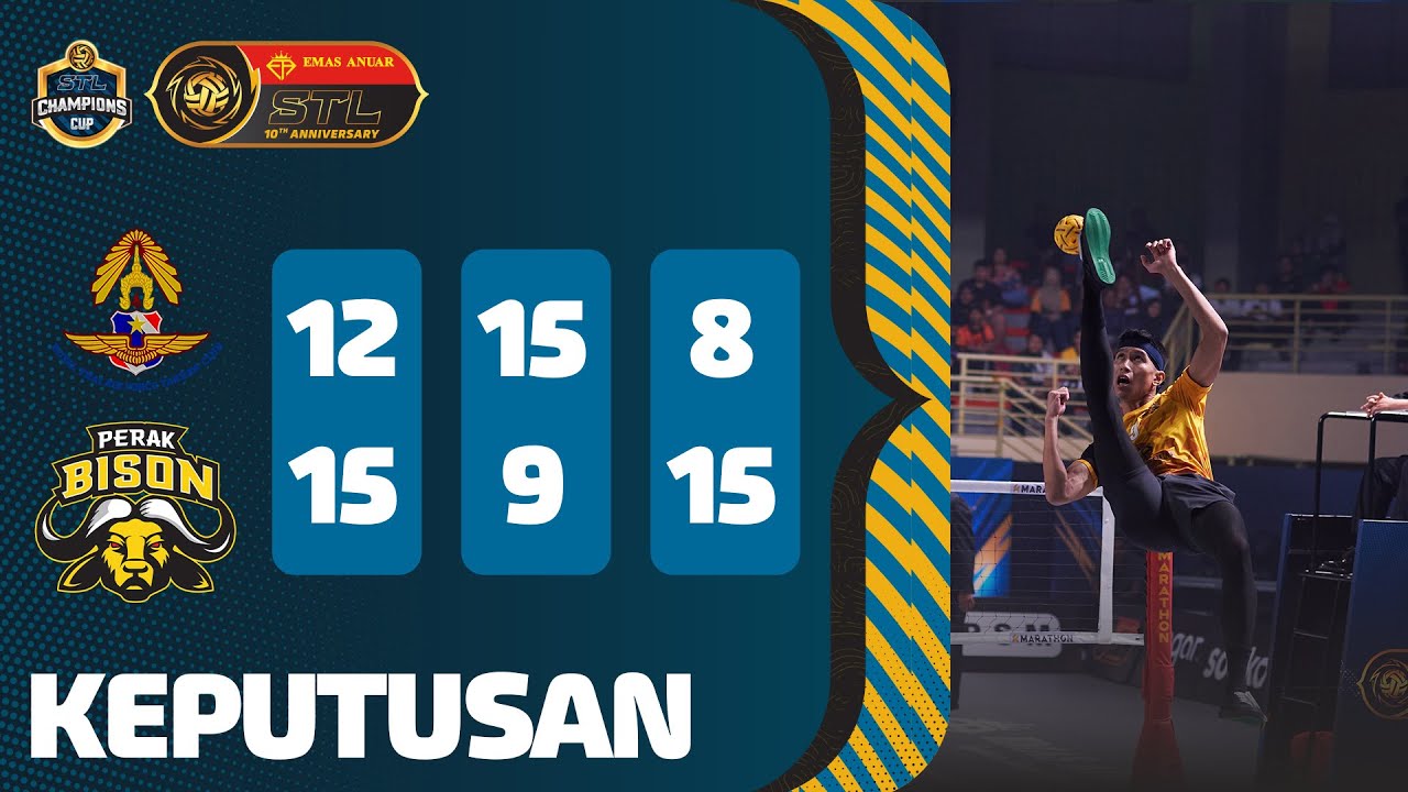 Sorotan Perlawanan: Royal Thai Airforce 1 - 2 Perak Bison | Kumpulan B | STL Champions Cup