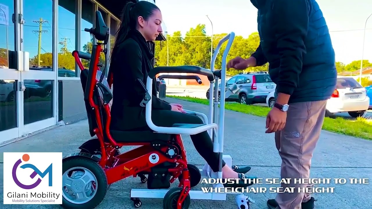How to be #transferred  in & out of #electricwheelchair with the Imove 7 #electrictransferchair