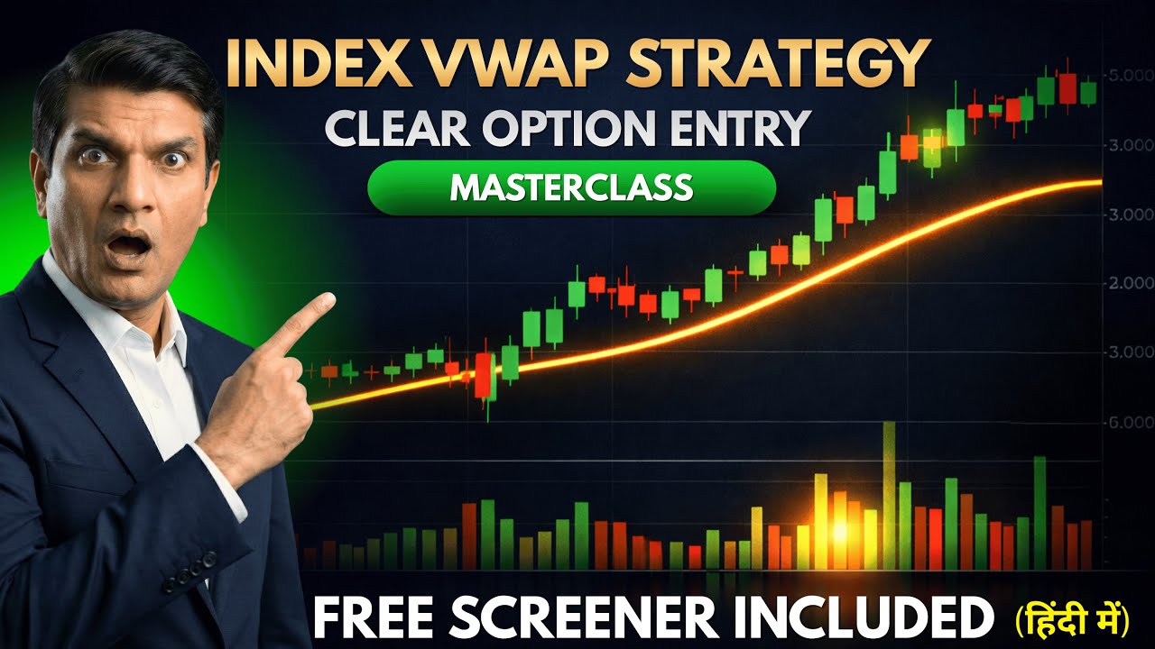 Index VWAP Option Buying Strategy | Clean & High-Probability Trading Setup | Market Udaan |
