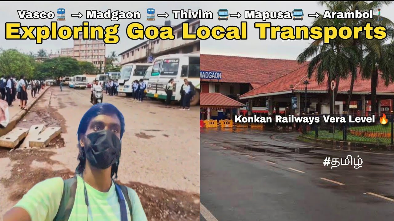 The Real Goa Journey 🚆🚌 | From Vasco to Arambol in Local Train, Bus & Budget Life | Ep-5 |Ste Vlogs 