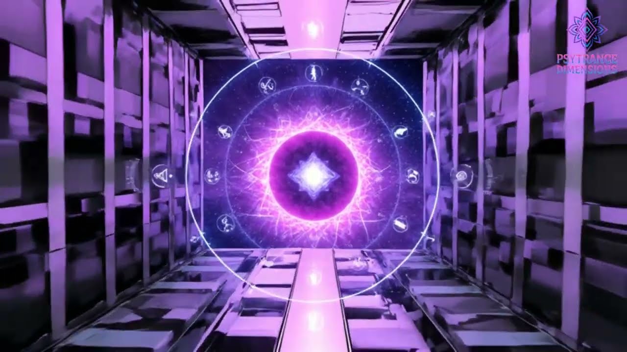 Psytrance 2025 🚀 Full On Hyperspace Trip | Sci-Fi Festival Visuals in 8K | Fractal Rave Journey 🔮