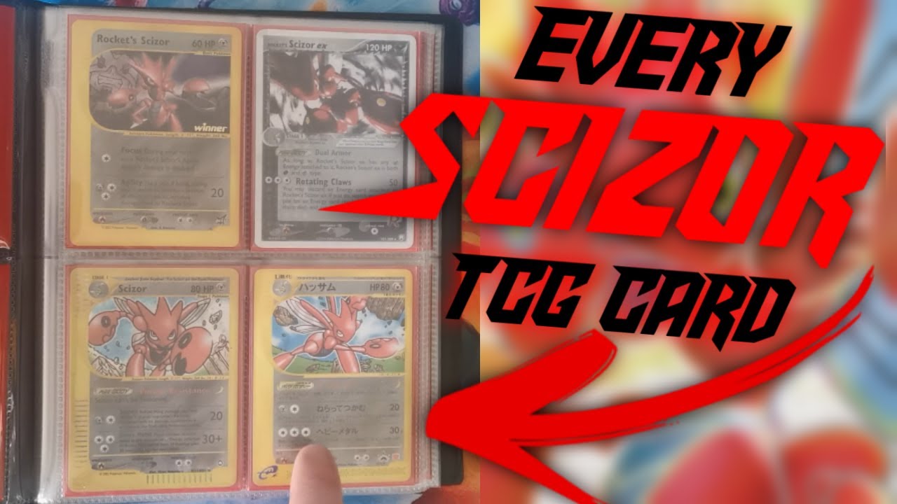 SHOWING OFF MY SCIZOR TCG COLLECTION w/ El Scizor