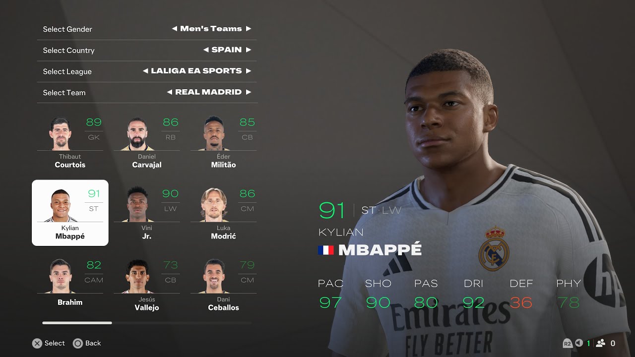 EA SPORTS FC 25 | REAL MADRID  - ALL Player Faces & Ratings in FC 25