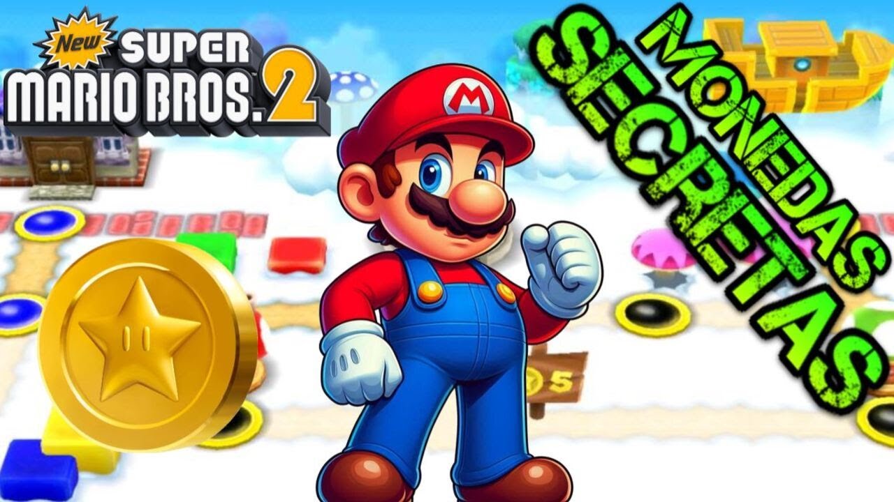 Todas Las Monedas Estrella Nivel 5 New Super Mario Bros 2 3DS