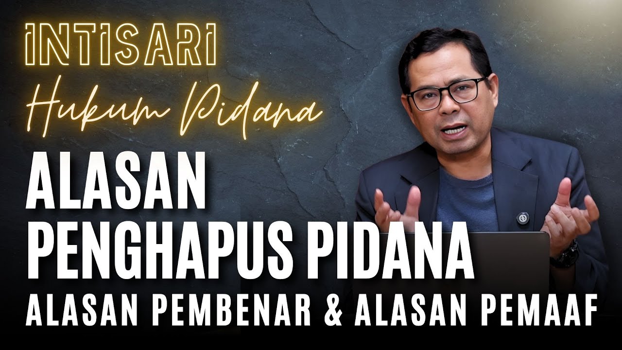 ALASAN PENGHAPUS PIDANA #IntisariHukumPidana 11
