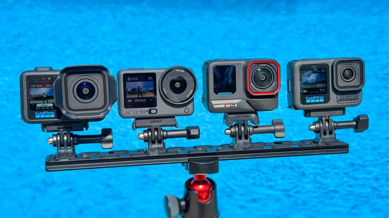GoPro Mission 1 Pro vs DJI Action 6 vs Insta360 Ace Pro 2 vs HERO13