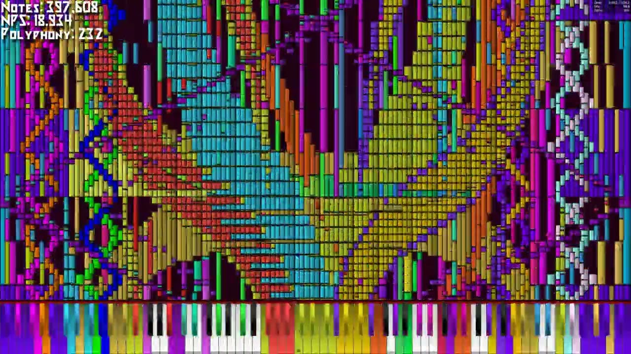 [Black MIDI] TETORIS Merge - 39.82 Million