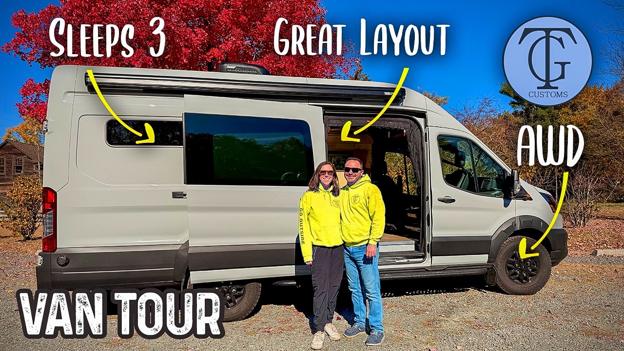 DREAM VAN BUILD Ford Transit TRAIL Camper Conversion W/Hidden Shower & Toilet