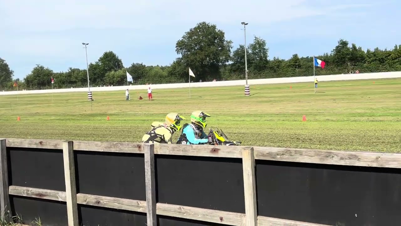 Grass track race Noordwolde (Frl) sidecars. July 12 2025