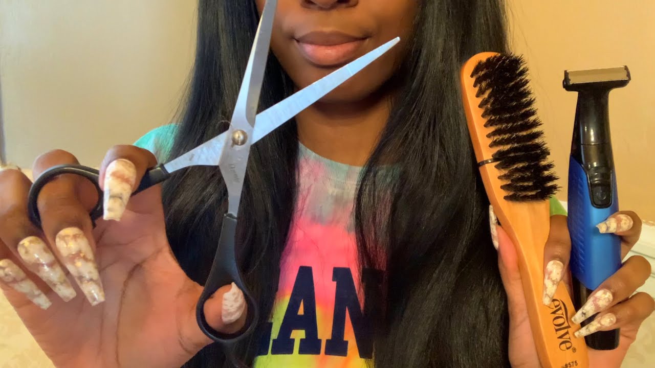 ASMR Haircut Roleplay | Trimming Your Hair and Beard | No Talking ASMR