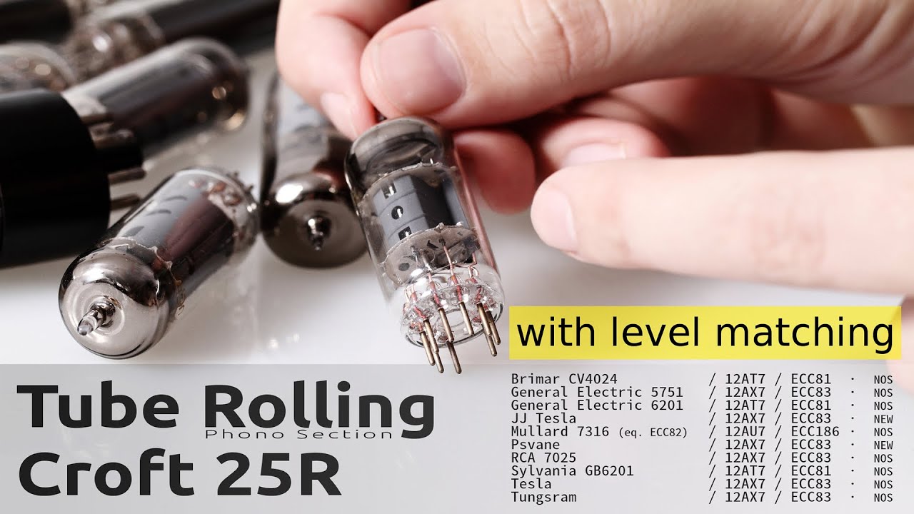 Rolling Tubes @ Croft Acoustics 25R (w/ level matching)