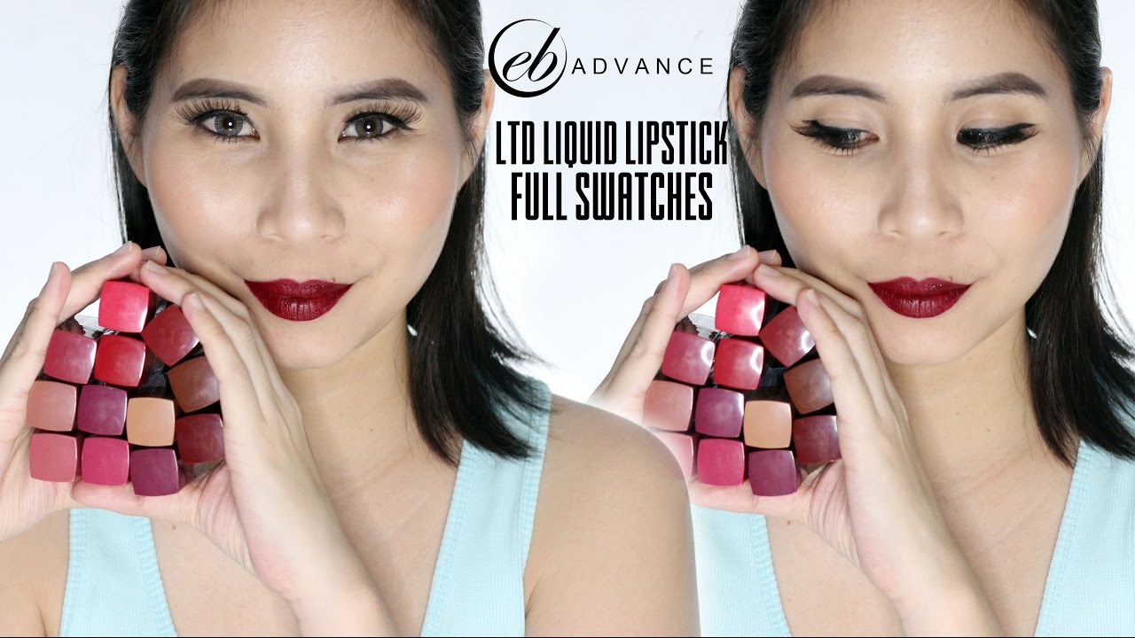 EB ADVANCE LTD LIQUID LIPSTICK (FULL SWATCHES) | Maria Krista