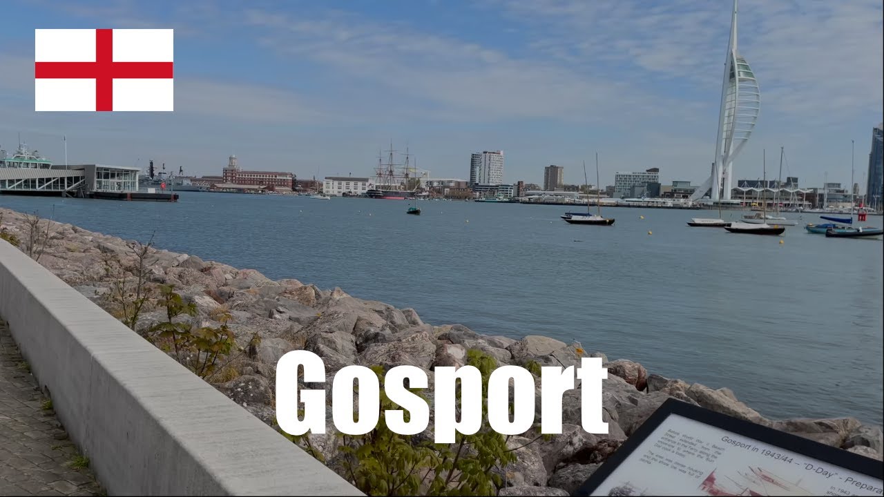 Gosport 🏴󠁧󠁢󠁥󠁮󠁧󠁿 | iPhone 12 Pro Max | Binaural ASMR | 4K@60 HDR