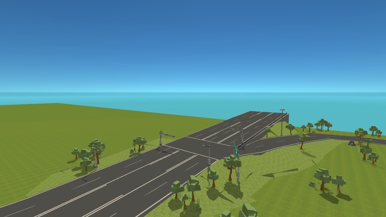 🛣️&bull; Realistic roads Build Hacks And parking Lot Build Hacks For simple sandbox 2 &bull;🚦