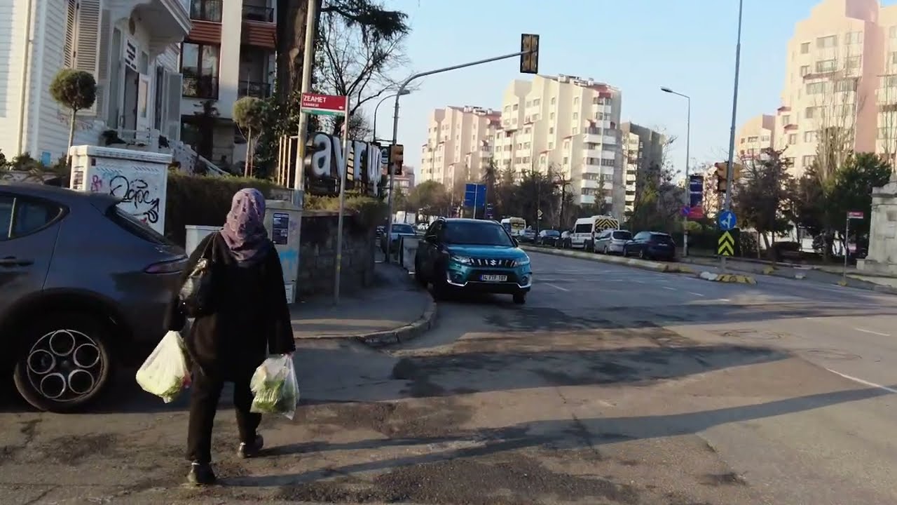Acıbadem street walking Part 2 4K Kadıköy/İstanbul