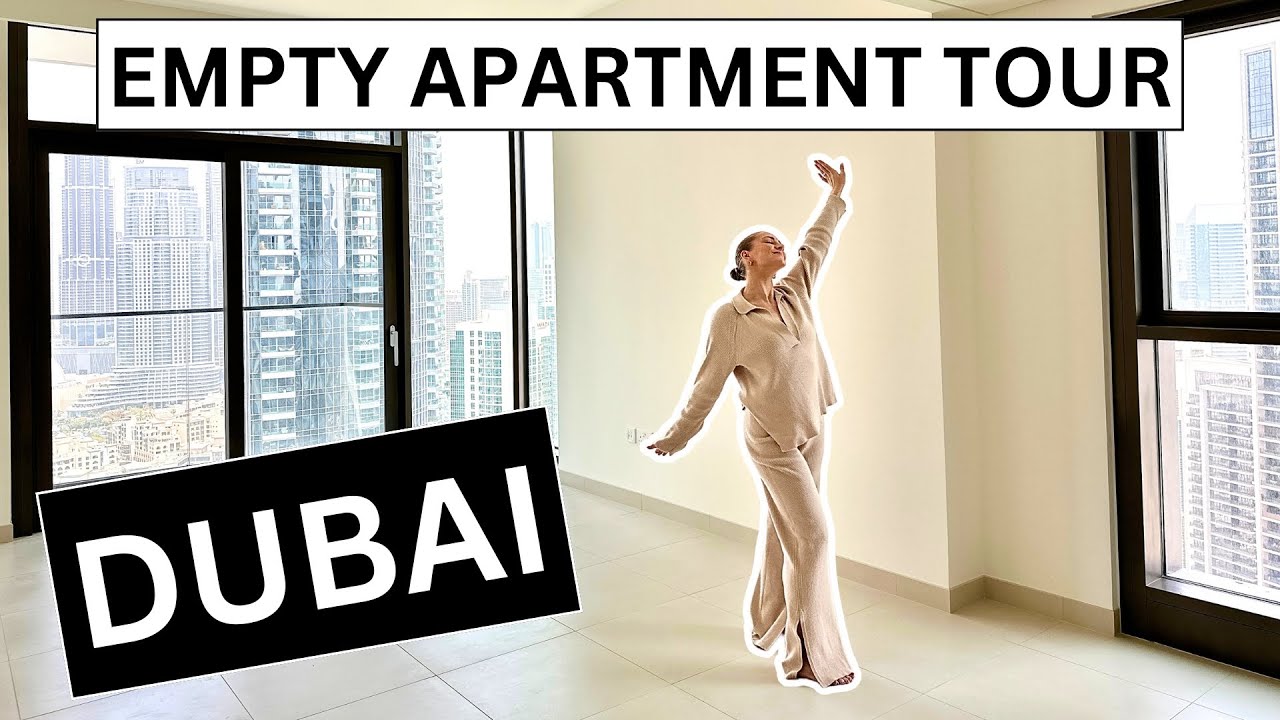 EMPTY APARTMENT TOUR 🏠 My new dream DUBAI home!