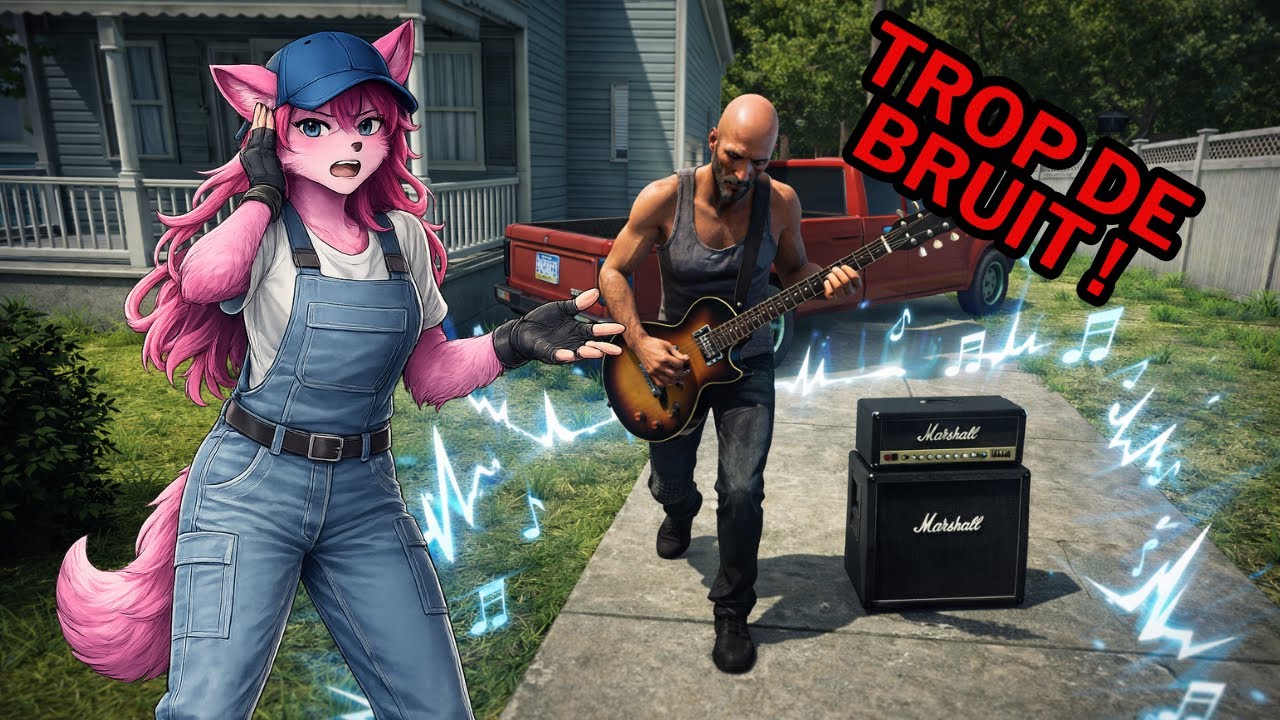 IL FUIT SON VOISIN HEAVY METAL 🤯🔊 | Moving Simulator #5