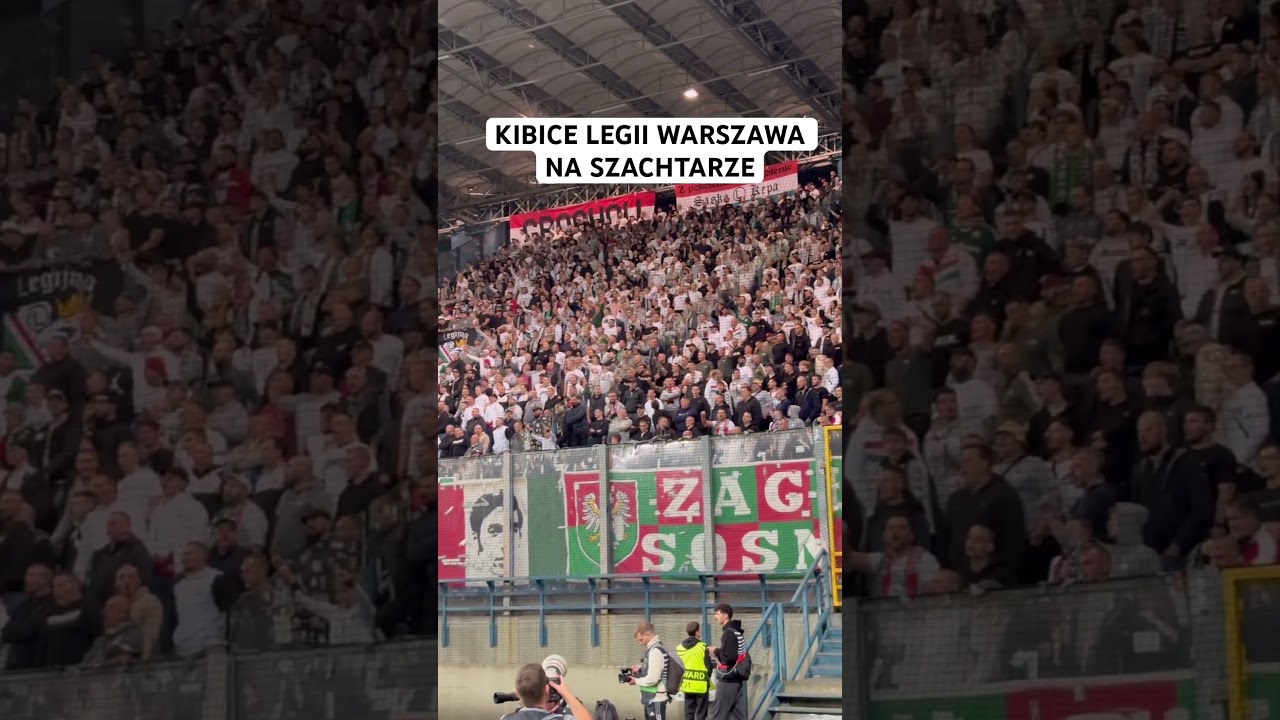 KIBICE LEGII #legiawarszawa #piłkanożna #shorts #kibice #ultras #szachtardonieck #doping #hools