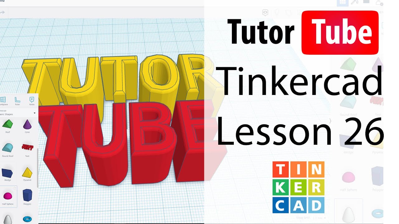 Tinkercad Tutorial - Lesson 26 - Color
