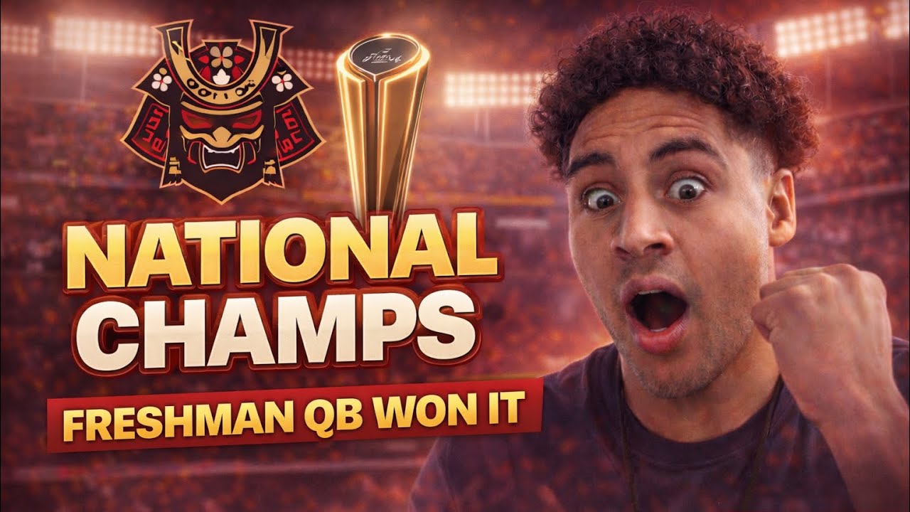 A FRESHMAN QB WON US THE NATIONAL CHAMPIONSHIP… 🤯 | College Football 26 Dynasty EP. 13