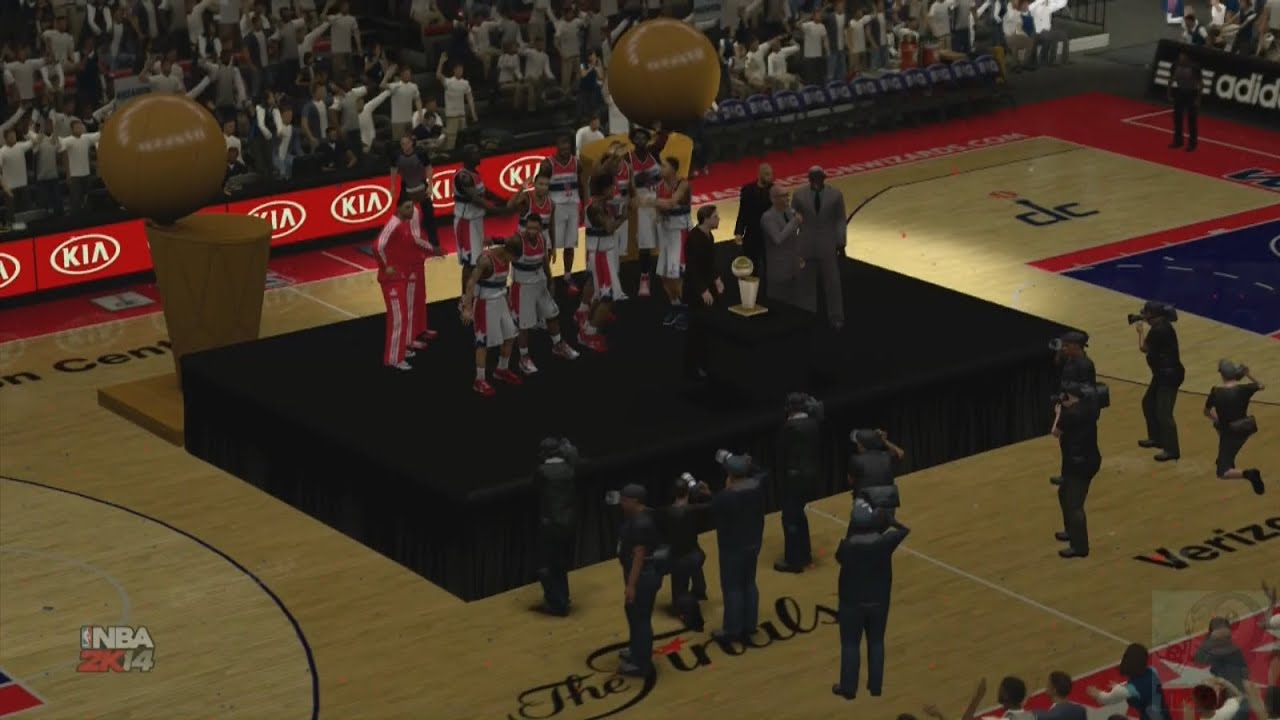 NBA 2K14 - Washington Wizards NBA Finals Introduction & Championship Celebration