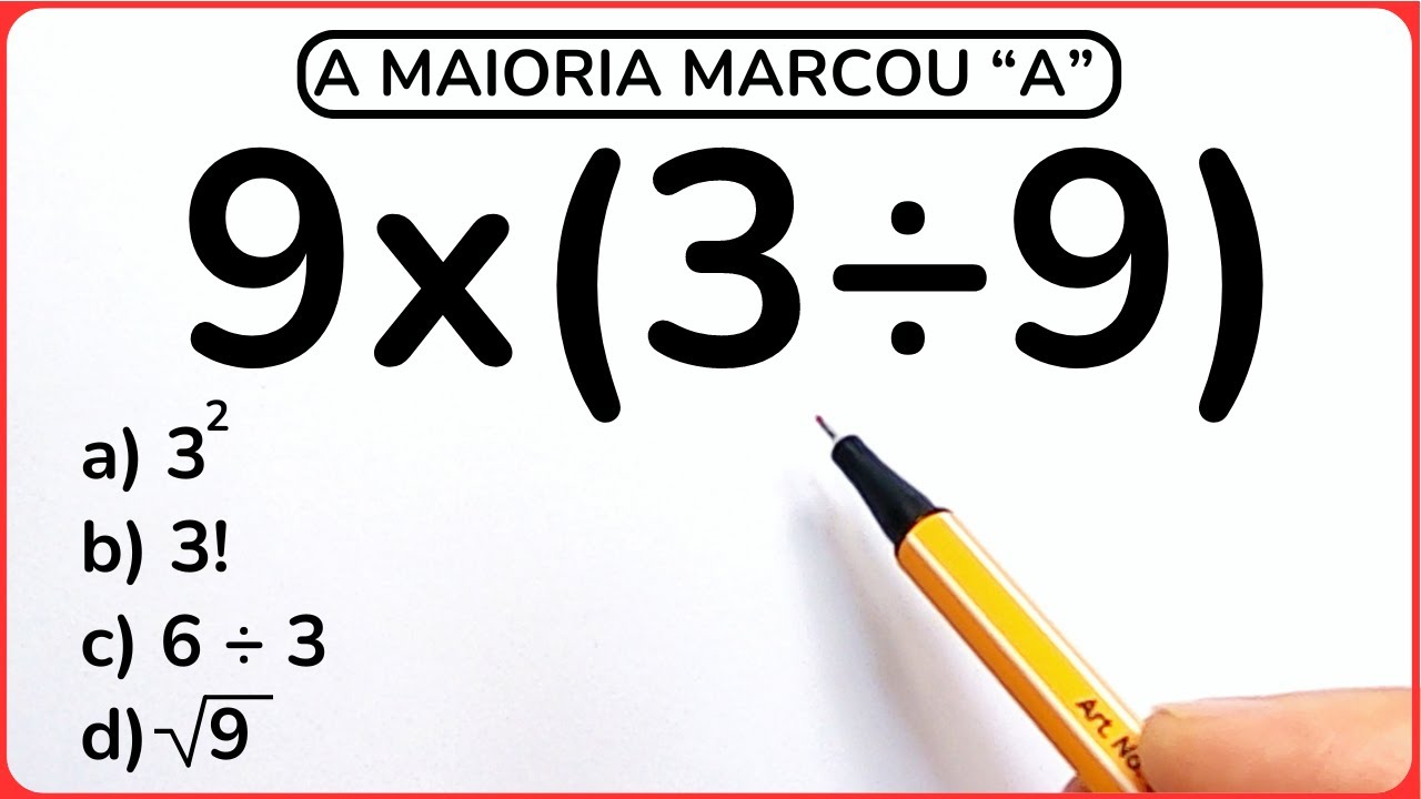 3 AULAS DE MATEMÁTICA BÁSICA🔥Essa é fácil mas muitos erram😱