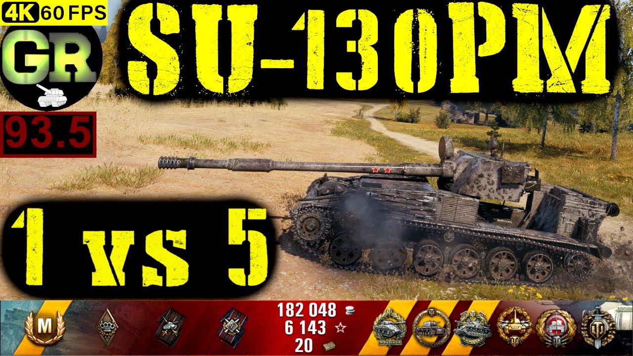 94_World of Tanks SU-130PM WoT Replay - 9 Kills 7.4K DMG(Patch 1.4.0)