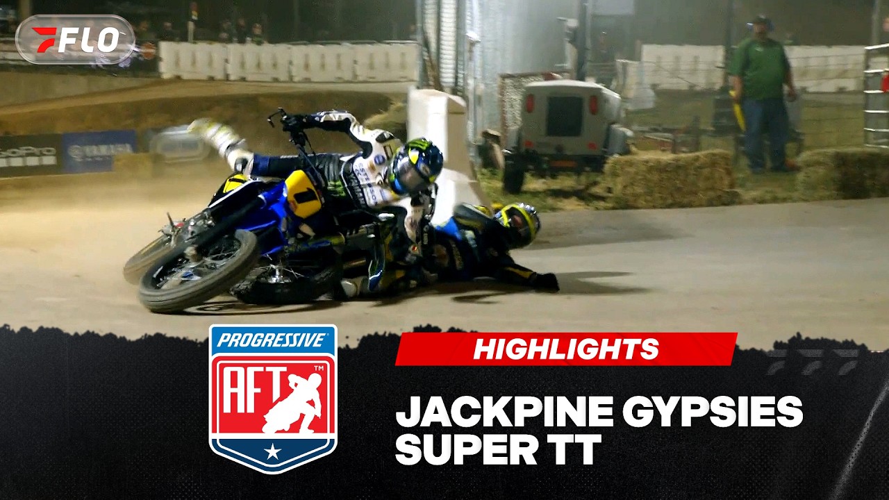 American Flat Track at Jackpine Gypsies Super TT 8/8/26 | Highlights