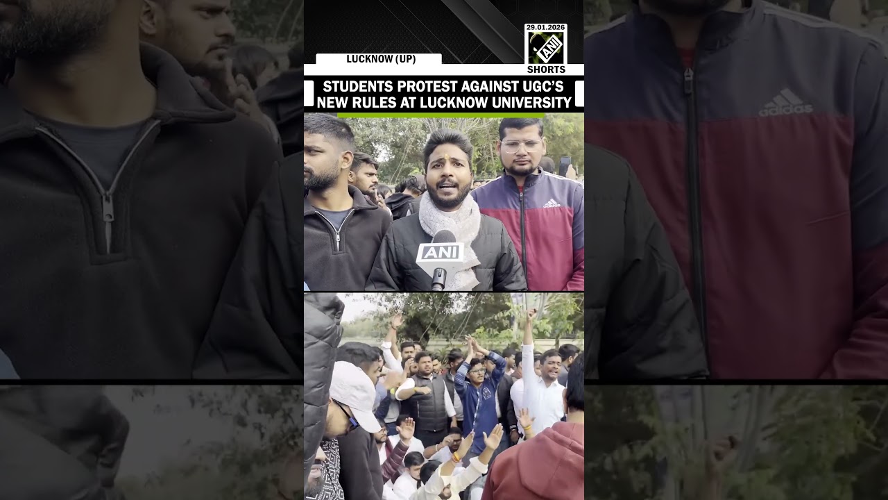 &lsquo;UGC rules are dividing students&rsquo;: Lucknow University students as they protest against New UGC rules