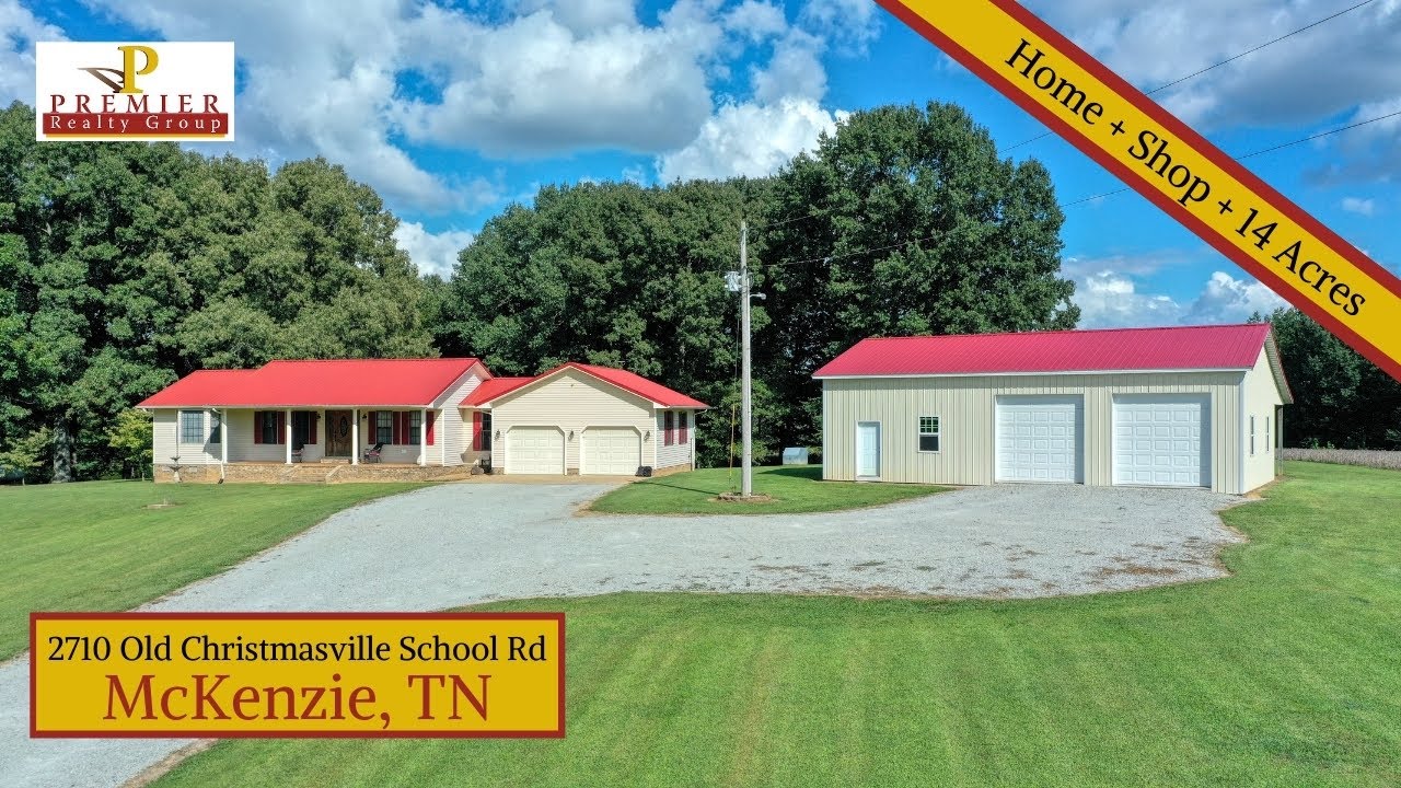 (𝐒𝐎𝐋𝐃) Premier Realty Group Feature Listing: 2170 Old Christmasville School Rd &bull;&nbsp;McKenzie, TN