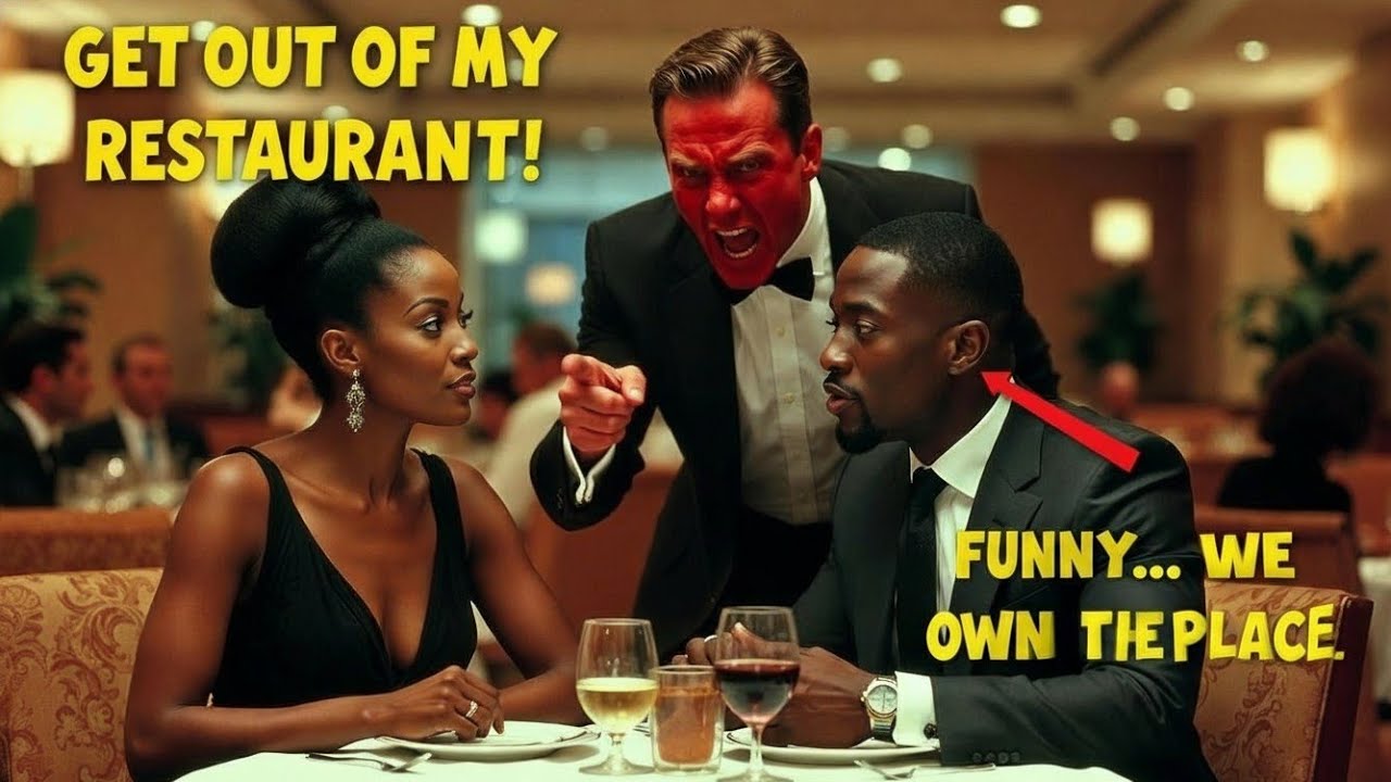 Racist Waiter embarrasses black couple at Dinner - didn't know they owned the restaurant