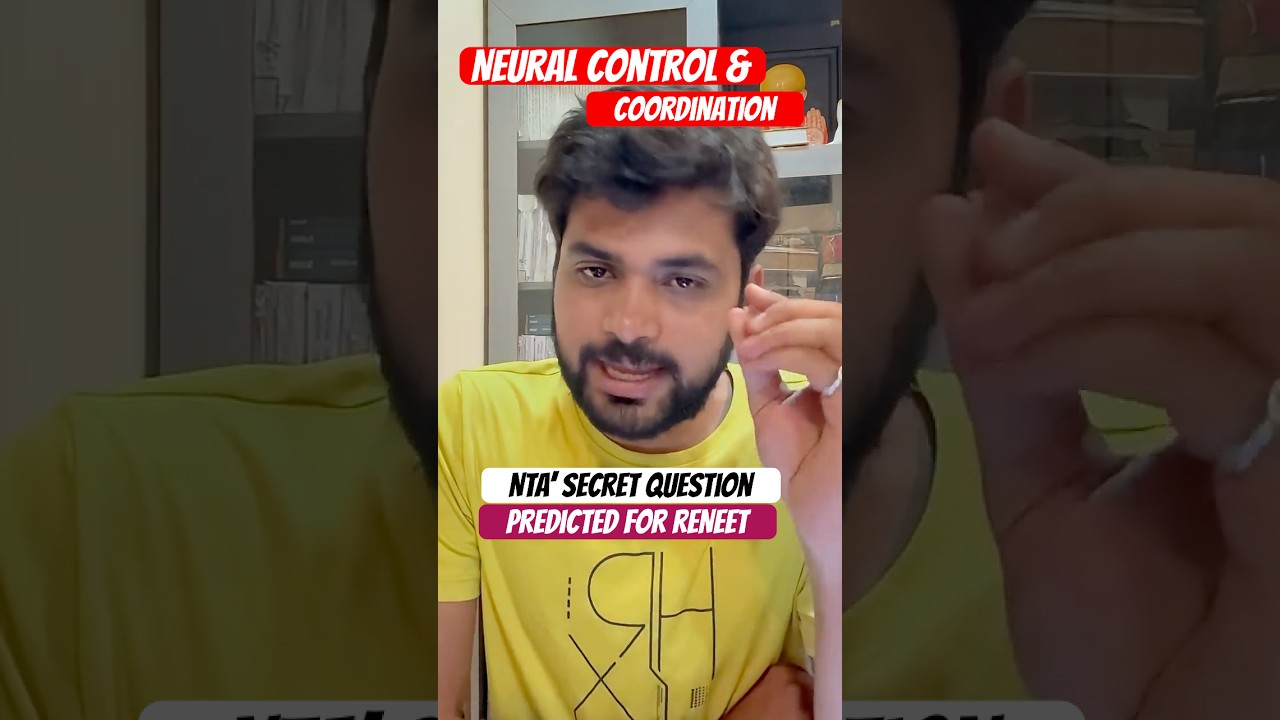 Neural control & Coordination Most Important Questions 👾| Don&rsquo;t miss this
