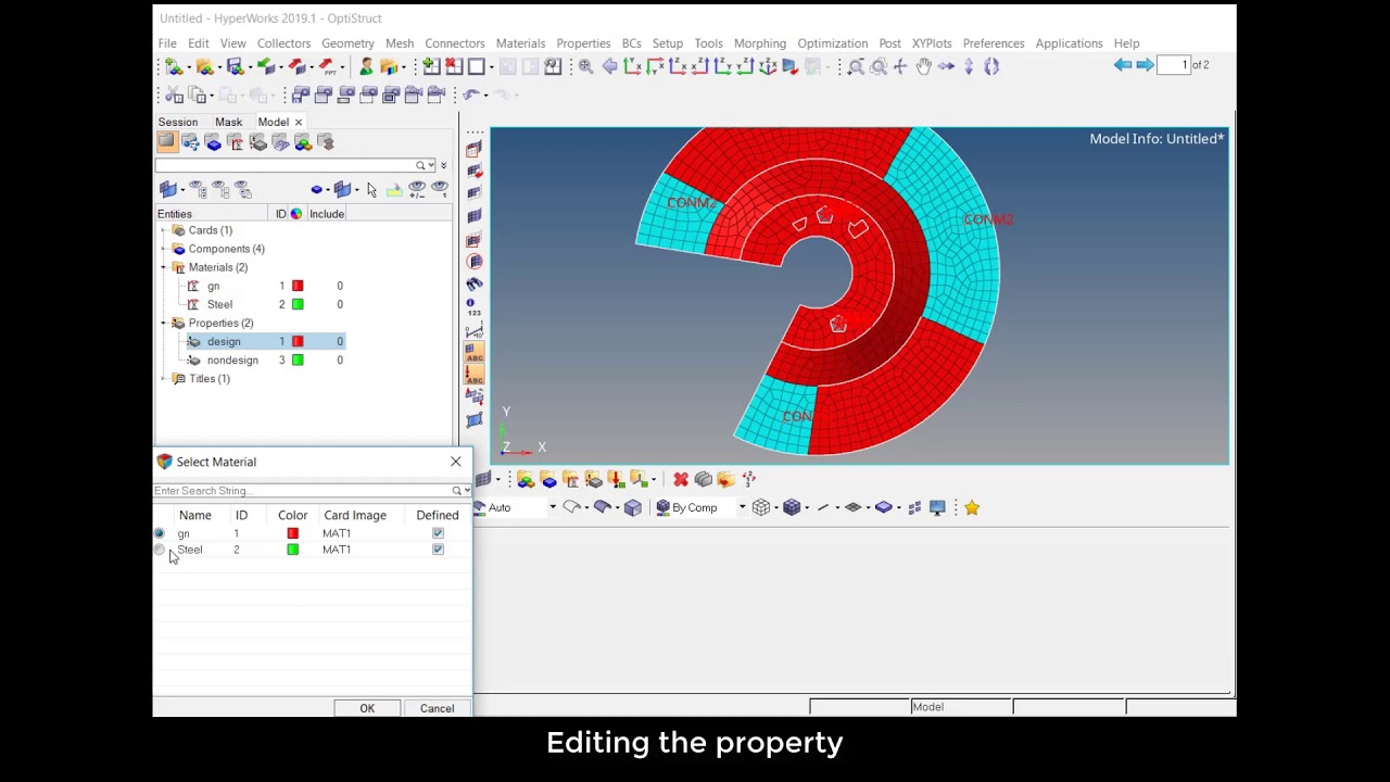 Normal Mode Analysis in Altair OptiStruct
