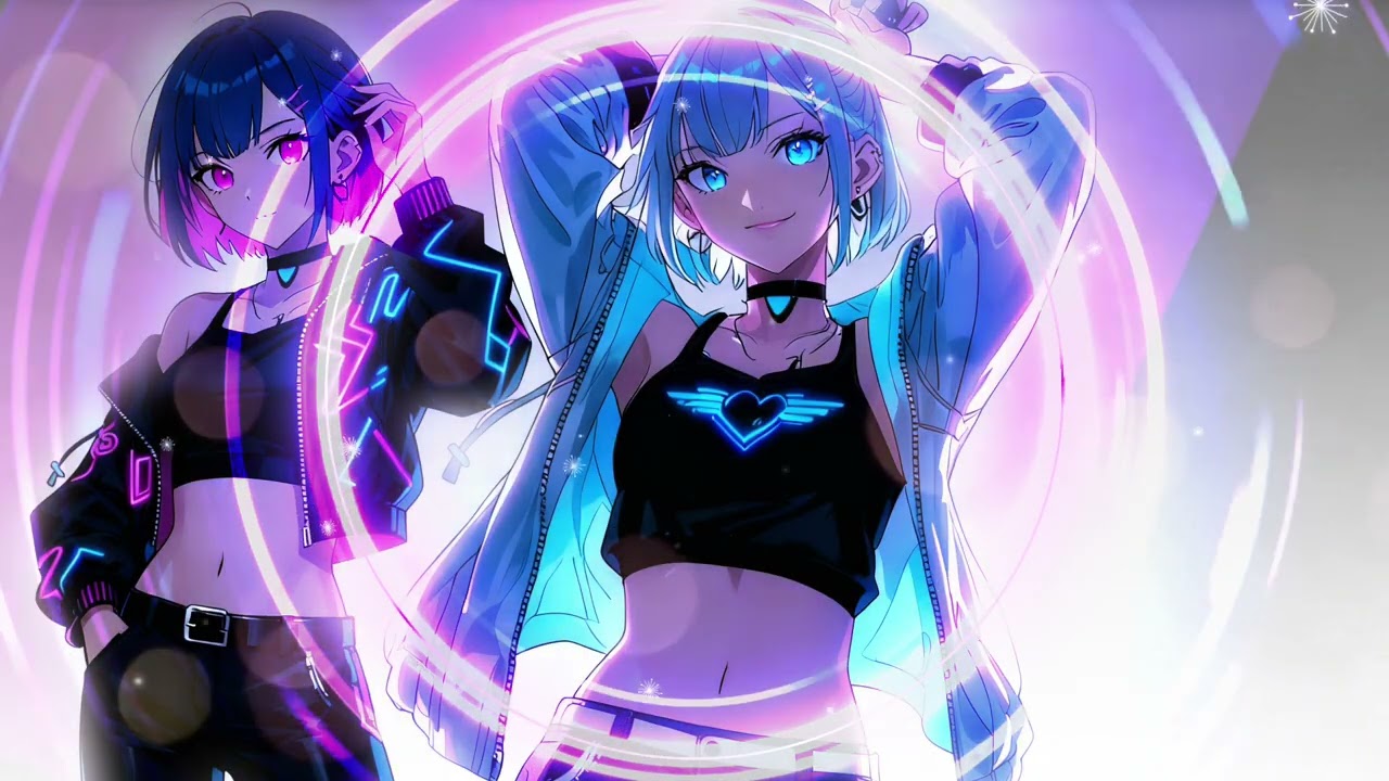 Neon Hearts -  EDM Nightcore Duo Vibe (track90)