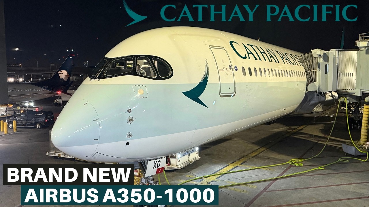 CATHAY PACIFIC BRAND NEW AIRBUS A350-1000 (Economy) | Toronto - Hong Kong | Flight Review