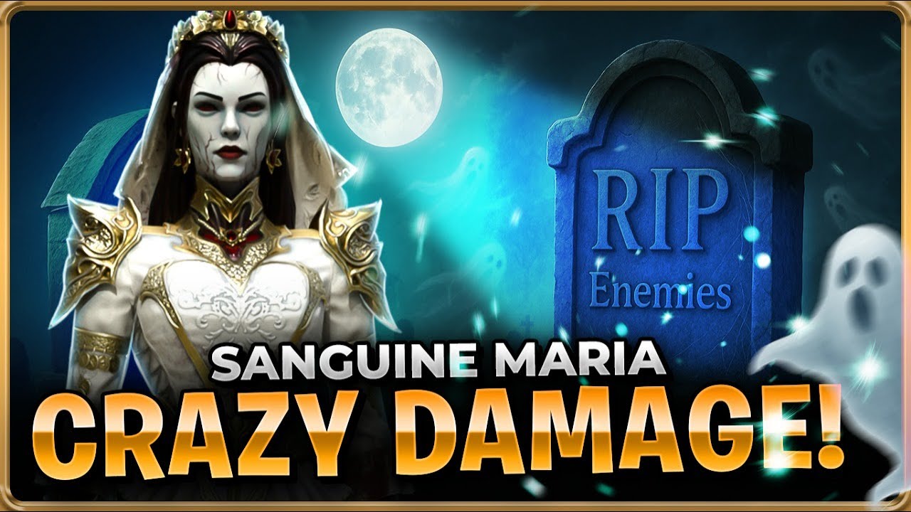 100% WORTH IT! The BEST Halloween Fusion | Sanguine Maria Showcase Raid Shadow Legends [Test Server]