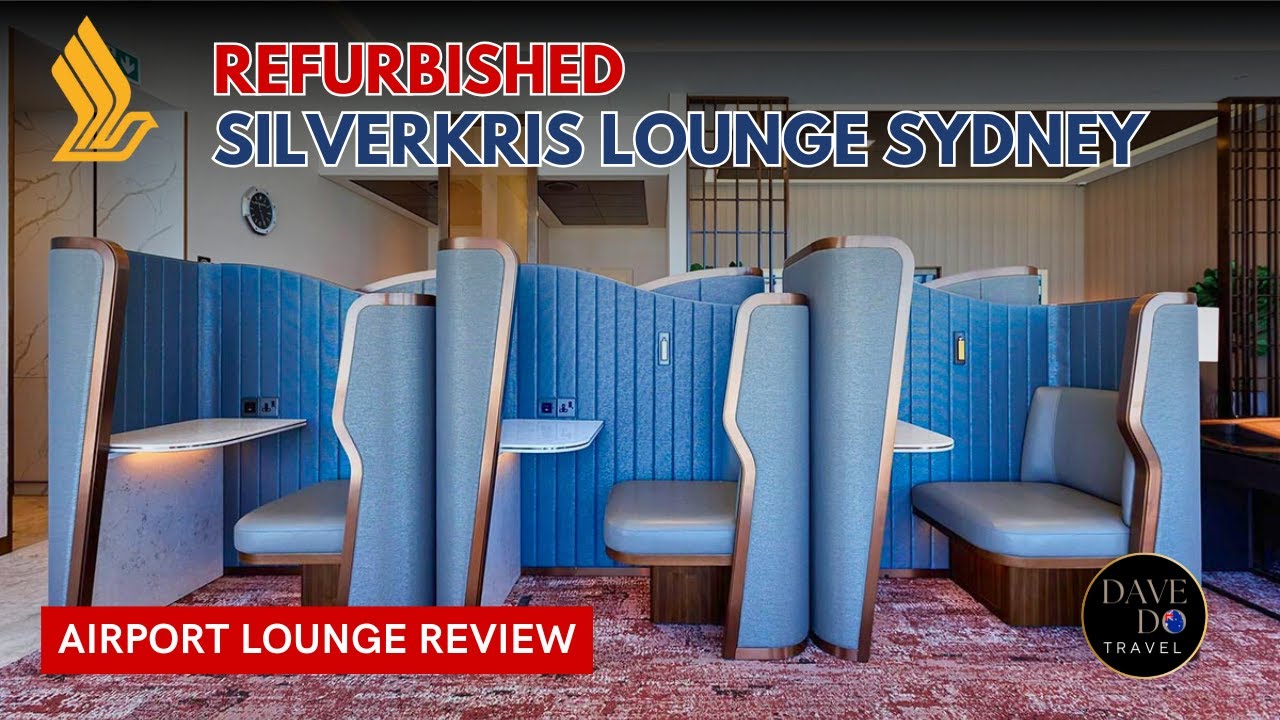 Singapore Airlines Lounge at Sydney Airport 🥂 Refurbished and Updated, But Is It Better?