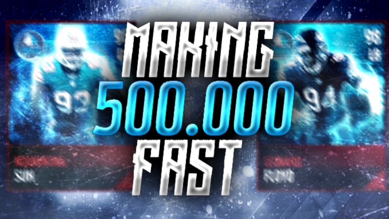 MAKING 500K IN THIRTY SECONDS! POSITIONAL HERO COIN METHOD - Madden Mobile 17