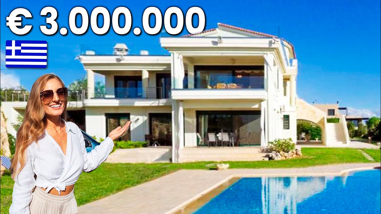 What €3 Million Gets You in Crete Greece: Luxury Property Tour with Sea Views