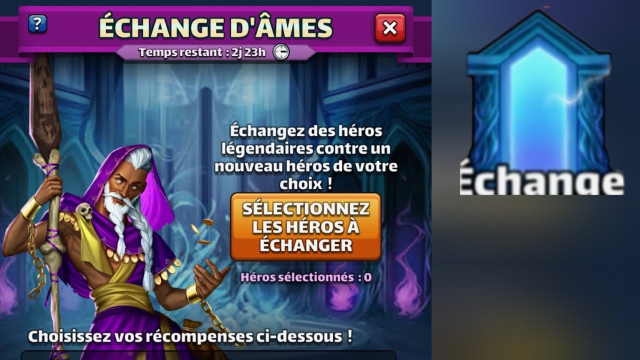 Dernier de 2025 ! Soul exchange Échange d'âme novembre 2025 Empires and Puzzles 