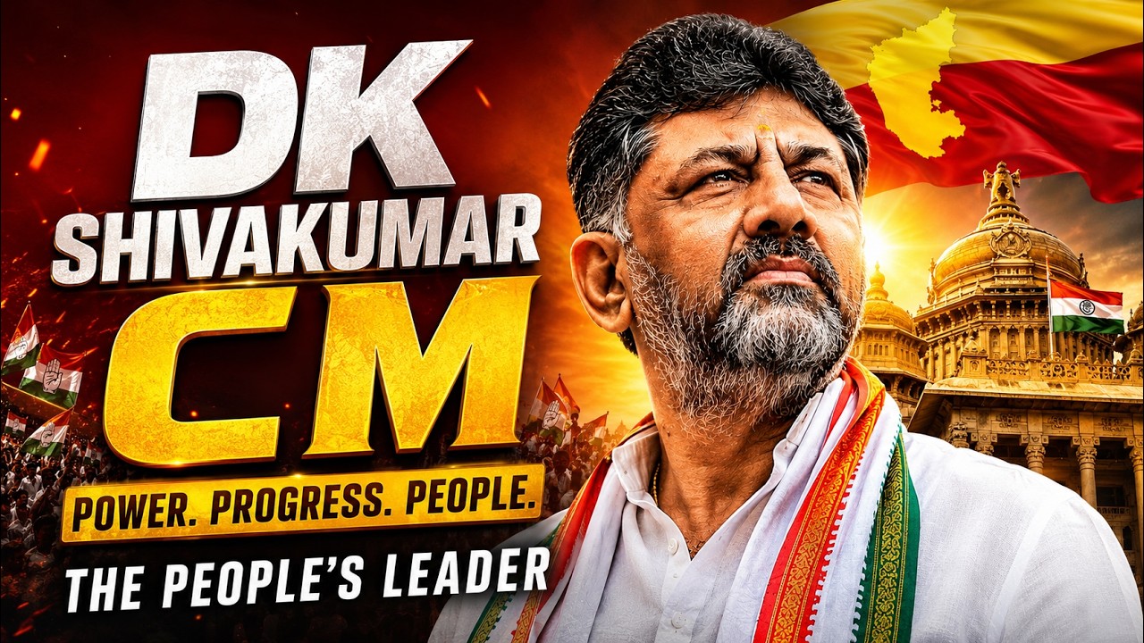 ⭐ Namma CM DKS | D.K. Shivakumar Karnataka CM Anthem Song | Official Kannada Tribute ⭐