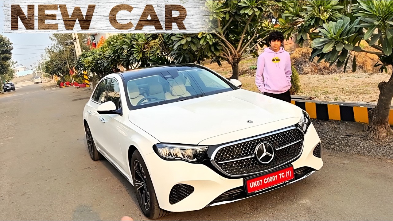 Ye Car Book kr di 🤑 #newcar #mercedes #souravjoshivlogs #newvlog #piyushjoshi