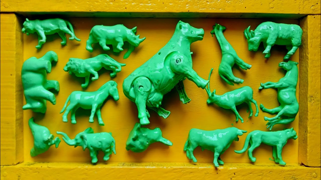 Membersihkan mainan hewan yang kotor😱