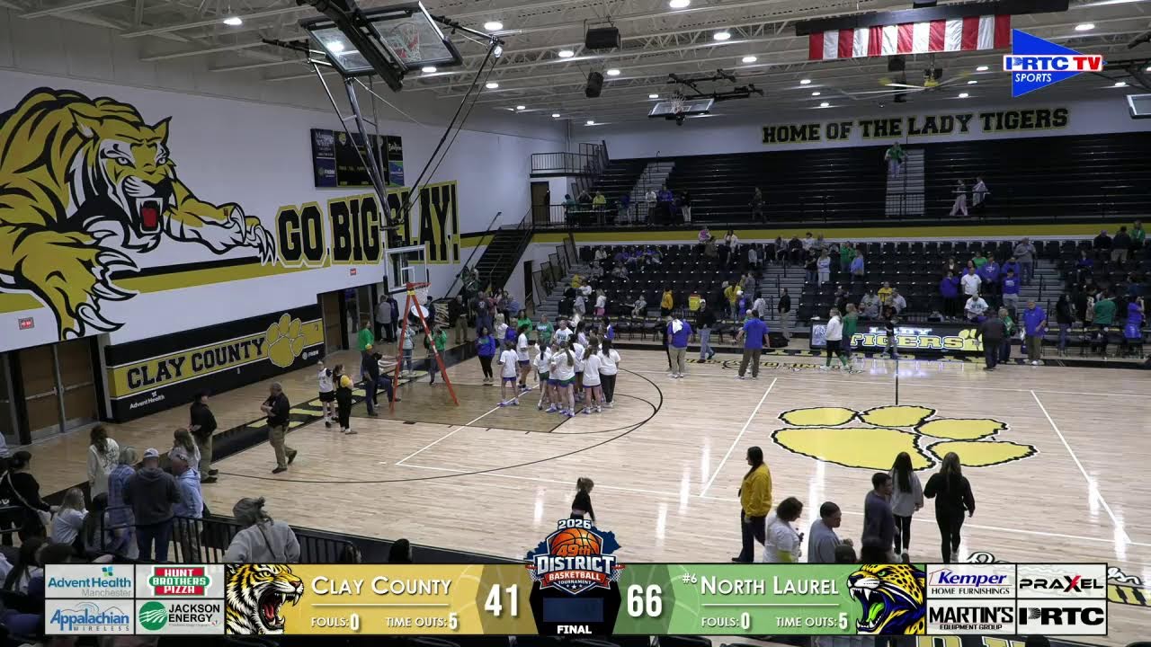2026 Girls 49th District Basketball Championship - North Laurel vs Clay County