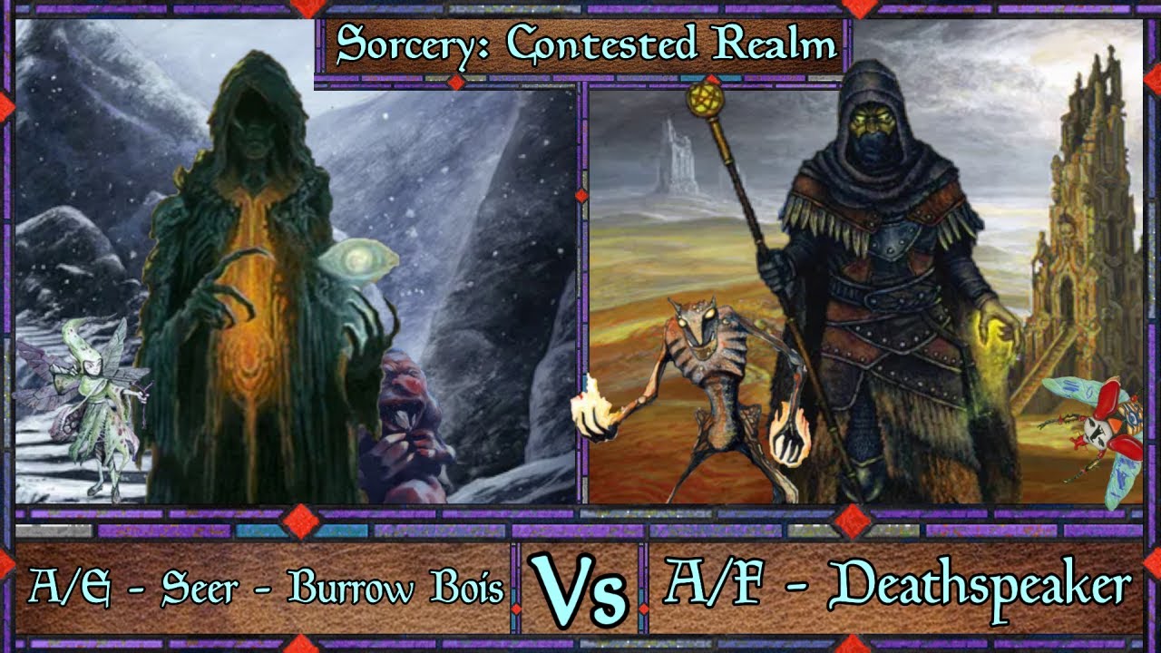 Realm Revelry! - Seer Vs Deathspeaker - Sorcery: Contested Realm - Paper Gameplay & Deck Tech