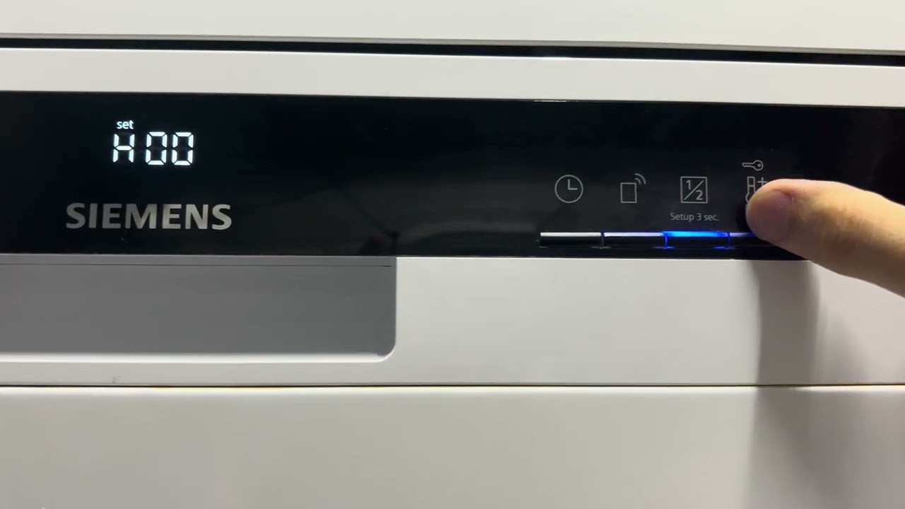 Siemens Bulaşık Makinesinde Tuz ayarı, Parlatıcı ayarı, Kurutma Ayarı nasıl yapılır?