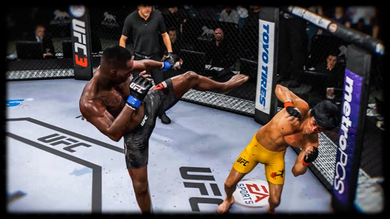 Bruce Lee vs. Israel Adesanya (EA Sports UFC 3) - CPU vs. CPU